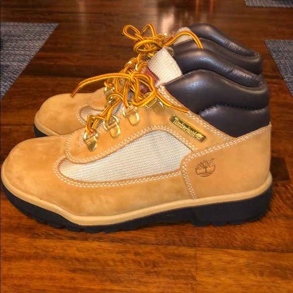 timberland junior field boots